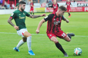 El Mirandés debuta esta noche en Vallecas.-JOSÉ ESTEBAN EGURROLA