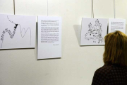 Los veintiún dibujos realizados por Miguel Delibes se acompañan de fragmentos del libro.-R. Ordóñez (ICAL)