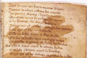 Una de las 74 páginas del manuscrito custodiado en la Biblioteca Nacional al que se puede acceder desde su página web.-