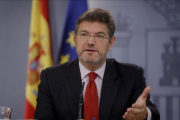 El ministro de Justicia, Rafael Catalá, en la Moncloa.-JOSE LUIS ROCA