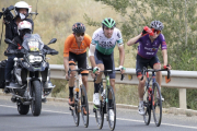 Pelayo Sánchez tira de la escapada. BURGOS BH