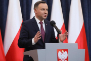 El presidente polaco, Andrzej Duda, ofrece una rueda de prensa sobre las reformas del sistema judicial, en Varsovia, el 20 de diciembre.-/ EFE / PAWEL SUPERNAK