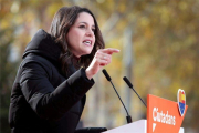 Inés Arrimadas, candidata de Ciudadanos a la Generalitat.-EFE