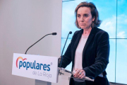 La vicepresidenta de Polítia Social del PP, Cuca Gamarra.-ABEL ALONSO (EFE)