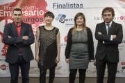 (De izq. a dch), los cuatro seleccionados: Jorge Bermejo, Florencia Liubich, Patricia Hermosilla y Eduardo Cerdá.-SANTI OTERO