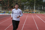Jesús Gómez trota en las pistas Purificación Santamarta.-RAÚL OCHOA