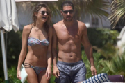 Una foto de archivo de Diego Pablo Simeone y Carla Pereyra.-EL PERIÓDICO