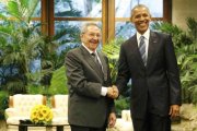 Raúl Castro y Barack Obama, en La Habana.-JONATHAN ERNST