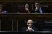 Cristóbal Montoro, este miércoles en el Congreso de los Diputados.-JUAN MANUEL PRATS