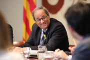Quim Torra en la reunión del Govern-RICARD CUGAT