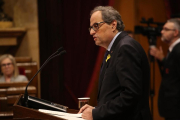 Quim Torra en el pleno del Parlament.-/ JOAN CORTADELLAS