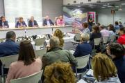 El delegado territorial de la Junta de Castilla y León, Roberto Saiz, participó en la reunión con las asociaciones de personas con discapacidad.-ISRAEL L. MURILLO