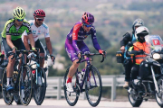 Langellotti rueda en cabeza de carrera.-BURGOS BH