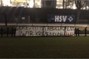 Imagen de las amenazas de los ultras del Hamburgo-EL PERIÓDICO