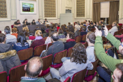 De izquierda a derecha, Santi Otero, Tomás Alonso, Laura Briones, Marcos Erro y Ricardo Ordóñez, ayer, en la sala Polisón.-ISRAEL L. MURILLO