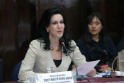 Zury Ríos Sosa quería seguir los pasos de su padre, fallecido el año pasado.-EL PERIÓDICO