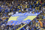 Aficionados del Boca Júniors en un partido ante el Racing Club de Avellaneda.-/ GETTY / MARCELO ENDELLI