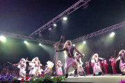 El grupo de danzas de Ruanda fue uno de los participantes internacionales, nacionales y comarcales del evento.-ECB