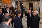 Juan Vicente Herrera (centro) junto a César Rico (izquierda) y José María Martínez (derecha).-G.G.