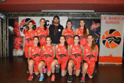 Formación del equipo junior del Previaula Babieca, hasta el momento la punta de lanza del proyecto.-CB BABIECA