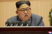 Kim Jong-un durante una reunión del Partido de los Trabajadores, el 23 de diciembre.-KCNA