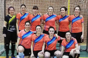 Plantilla del combinado del Bar La Peña La Sorbona, equipo que encabeza el torneo de liga femenino.-