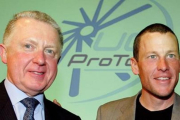 Verbruggen con Lance Armstrong en 2005-FRANCK FIFE / AFP