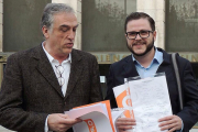 Javier Batallé, candidato al Senado, y Rodrigo Ibeas, número 1 para el Congreso.-ECB