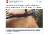 La denuncia del accidente.-