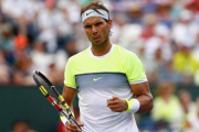Nadal celebra su victoria frente a Donald Young.-Foto: AFP / JULIAN FINNEY