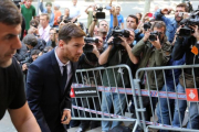 Messi entra en la Audiencia de Barcelona.-RICARD CUGAT