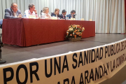 Un momento del debate en el que participaron los representantes de los principales partidos en torno a la sanidad.-L. V.