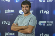 Manu Guix posa en la presentación de la nueva temporada de Operación Triunfo, en el Parque Audiovisual de Cataluña, Terrassa.-FERRAN SENDRA