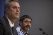 Exconseller y exmayor Forn y Trapero, el 31 de agosto.-ALBERT BERTRAN