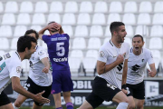 Undabarrena celebra el primer gol ante el Celta B.-SANTI OTERO