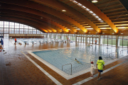 Interior de las piscinas climatizadas de San Amaro. ECB