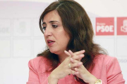 La secretaria provincial del PSOE, Esther Peña.
