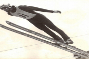 Primer salto de Ángel Joaniquet en los JJOO de Sarajevo de 1984.-