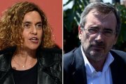 Meritxell Batet y Manuel Cruz.-