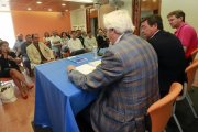 Rico presidió en septiembre la presentación a su ejecutiva de los miembros del comité electoral junto a Lacalle.-R. OCHOA