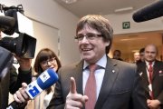 El expresident Carles Puigdemont, el pasado 21 de diciembre, antes de conocer el resultado de las elecciones.-JOHN THYS (AFP)
