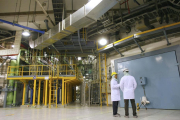 Interior de la central burgalesa en la que como explican desde el comité de empresa, «los trabajadores seguimos realizando cada día nuestra labor».-I. L.M.