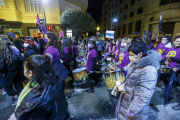 La batucada animó a todos los manifestantes. SANTI OTERO