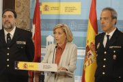 La delegada del Gobierno en Madrid, Concepción Dancausa, en una rueda de prensa en octubre del 2016.-EFE / DAVID GONZÁLEZ