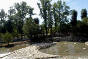 Presa de los Trampones en el río Arlanzón.-ECB