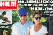 Mario Vargas Llosa e Isabel Preysler, en la portada del ¡Hola!.-EL PERIÓDICO