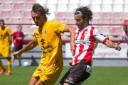 Imagend el encuentro de pretemporada entre el Burgos CF y el UD Logroñés.-