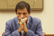 Javier Fernández, presidente de la gestora del PSOE, en el Congreso.-AGUSTÍN CATALÁN