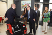 El presidente de la Junta de Castilla y León, Juan Vicente Herrera, acompañado por la consejera de Economía y Hacienda, Pilar del Olmo, visita las instalaciones de la empresa ASTI.-ICAL