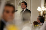 El presidente del Gobierno, Mariano Rajoy, interviene en un desayuno informativo el pasado 11 de diciembre.-JOSÉ LUIS ROCA
